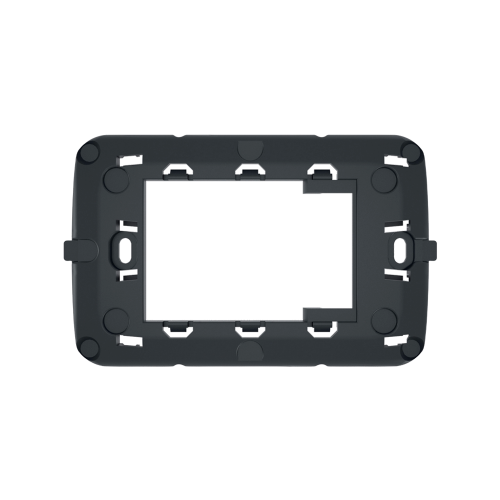 Supporto adattatore per placca Vimar EIKON, grigio scuro