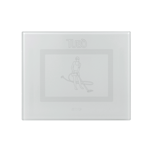 Presa aspirante AVE SISTEMA 44 TOUCH, bianco lucido