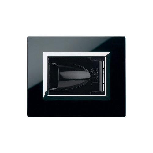 Presa aspirante per placca AVE LIFE 44, nero lucido
