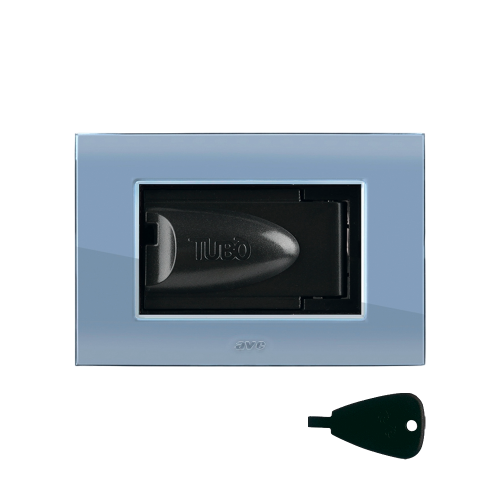 Presa aspirante per placca AVE SISTEMA 45, grigio chiaro 