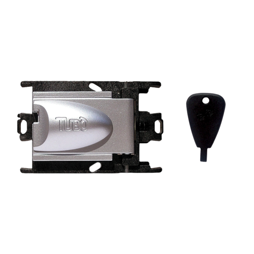 Presa aspirante per placca GEWISS CHORUS, grigio metallizzato chiaro lucido thumb