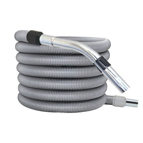 Tubo flessibile Ø 32 da 7 mt. con attivatore impugnatura curva cromata