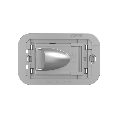 Presa aspirante per placca AVE SISTEMA 44 SMART, grigio metallizzato chiaro lucido thumb