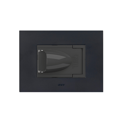 Presa aspirante per placca AVE SISTEMA 44 SMART, grigio scuro lucido
