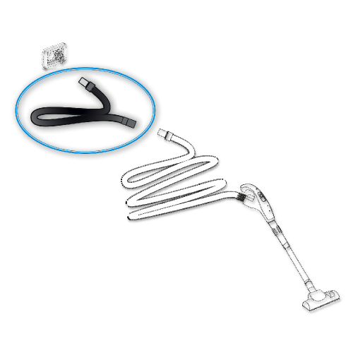 Prolunga per tubo flessibile completa di raccordi 4 mt. thumb 