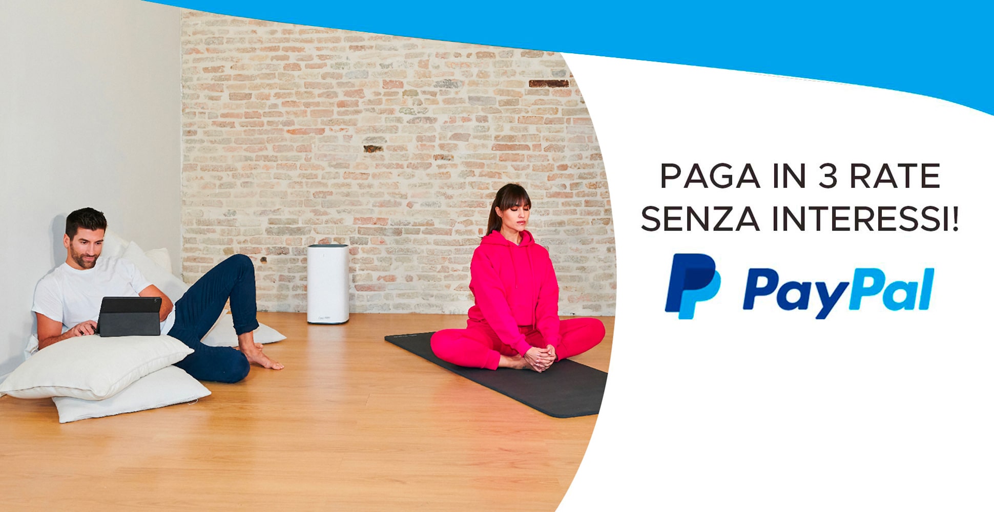 Paga con finanziamento PayPal - Header